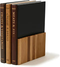 Book-Shaped Wooden Cutting Board with Stand