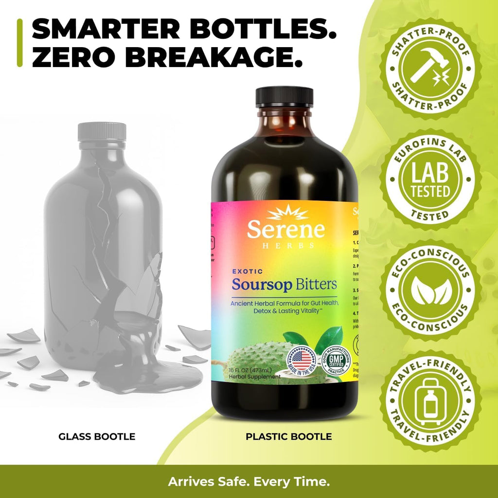 Soursop Bitters Liquid & Black Seed Bundle - 32 Servings (16 Each)