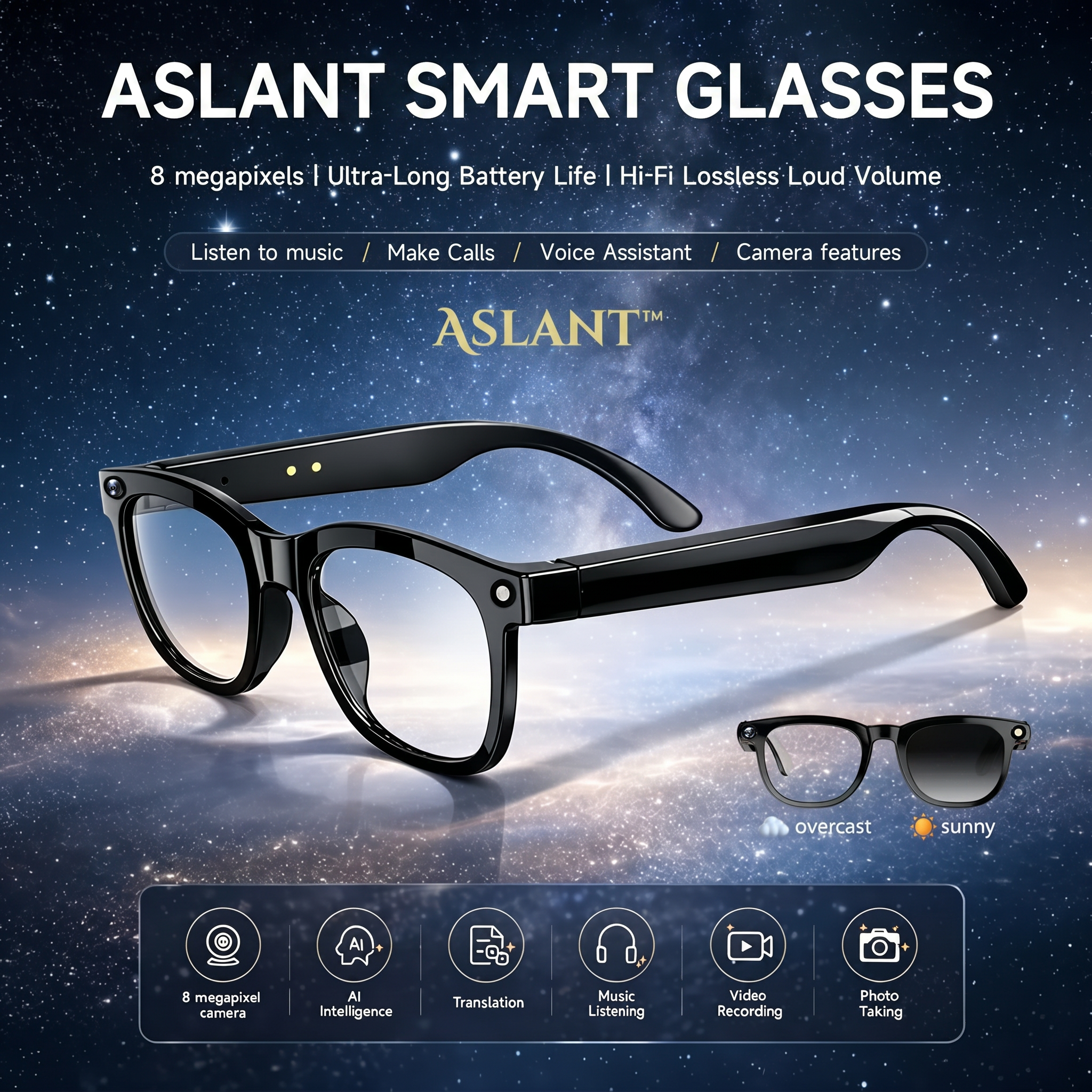 Smart Camera Glasses
