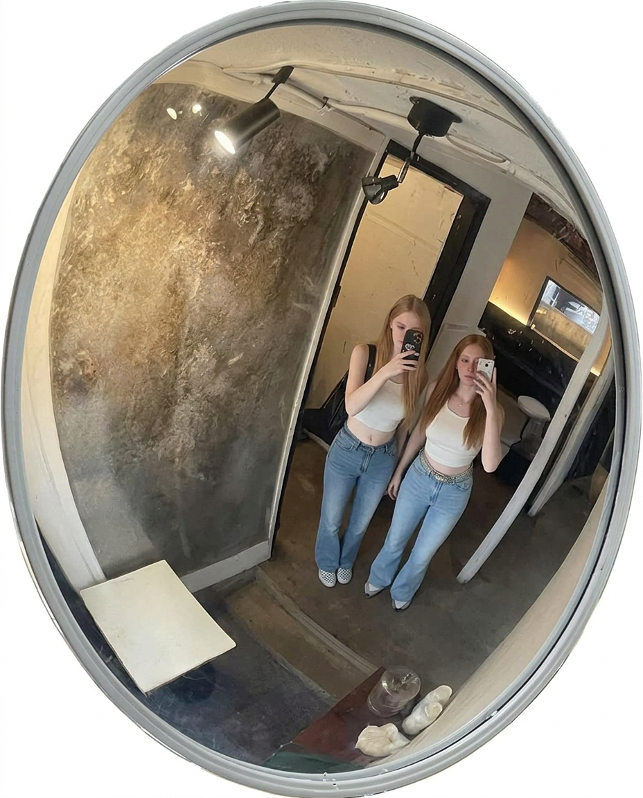 26” Wide-Angle "Fish-Eye" Convex Mirror